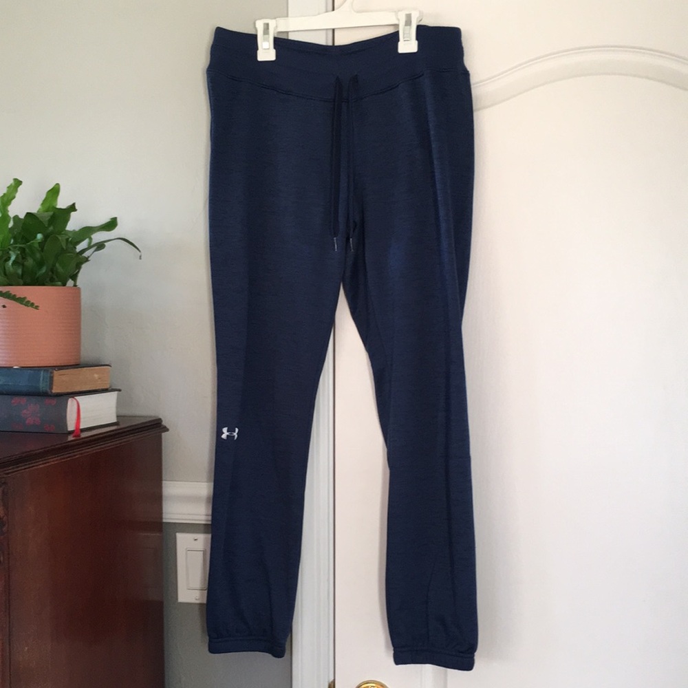 •Under Armour Storm Womens Navy Blue Sweat Pants•